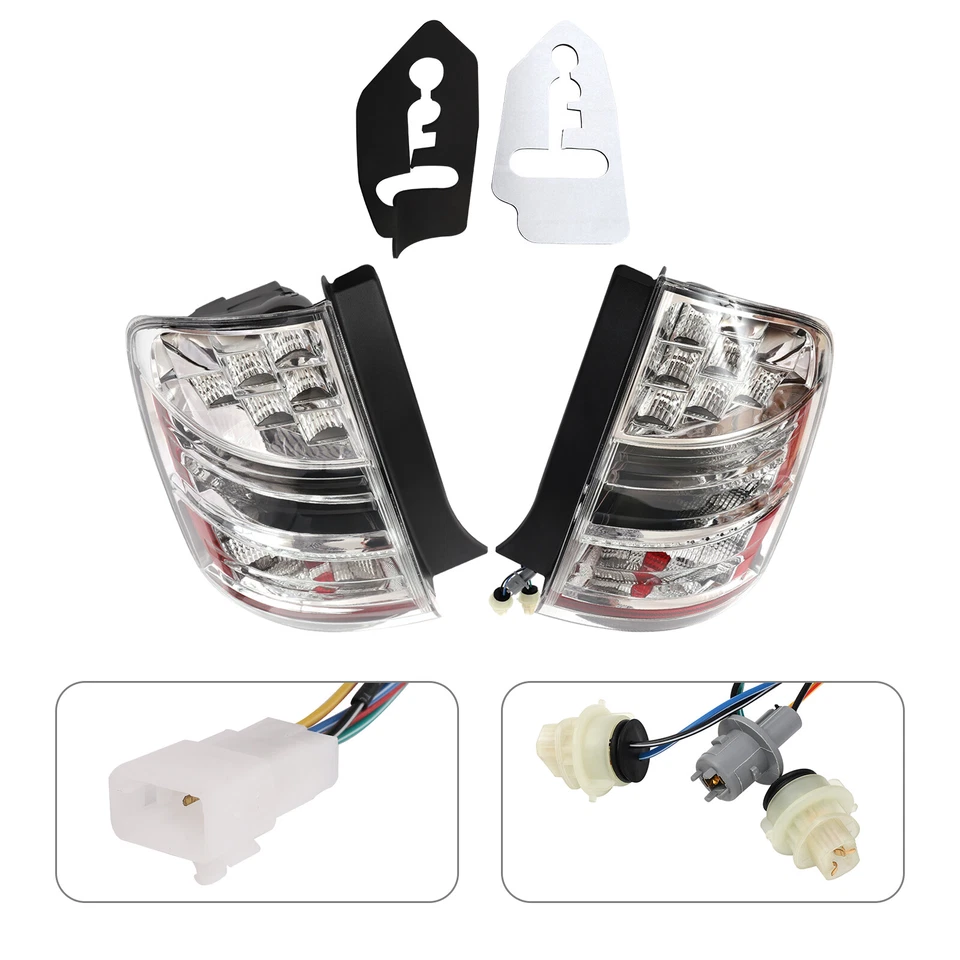 Pair For 2004 2005 2006 2007 2008 2009 Toyota Prius Tail Lights Rear Brake Lamps Foto 4 de 4