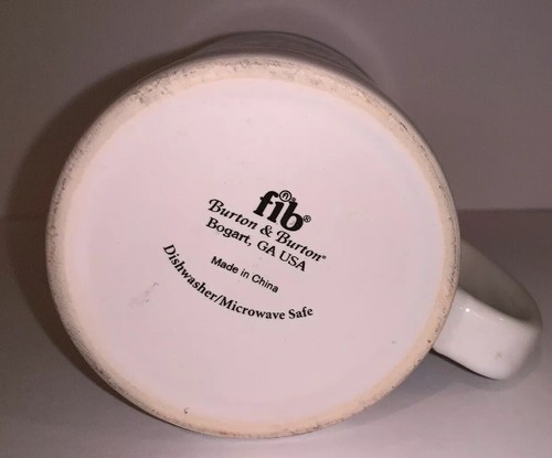 FIB Burton & Burton NASCAR Grand Race Car Coffee Mug Cup Vintage - Picture 10 of 10