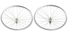 Pro 26x 1 38 Front Freewheel Alloy Bicycle 36 Spoke Rim 14g 38 Axle Silver