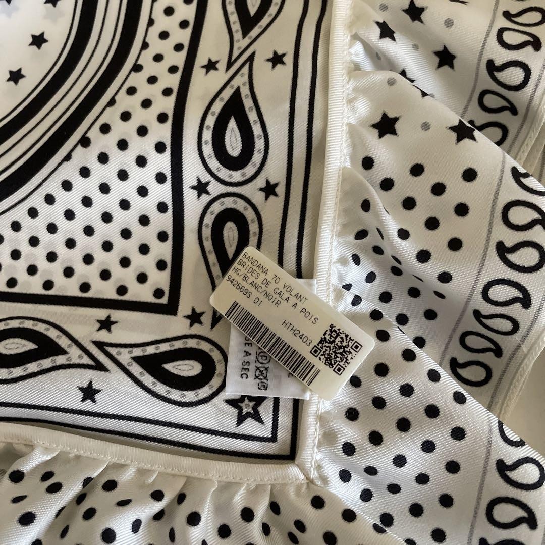 Hermes scarf Carré 70 Brides de Gala Bandana a Pois scarf | eBay