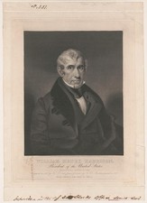 Photo:New York NY 1841 William Henry Harrison President Portrait Print
