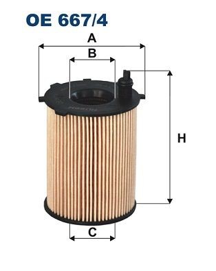 ÖLFILTER FILTRON OE 667 4 FÜR CITROËN DS OPEL PEUGEOT TOYOTA