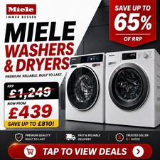 Image of Miele Washing Machine Dryer & Washer Dryer Available Message For More Info 1238