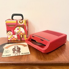 Mange-Disque Vintage Inno Hit Buggy 1982 Rouge Avec Câble Original Modernité
