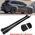 For Jeep Grand Cherokee 2014-2021 Gross Black Side Skirts Extension Rocker Panel