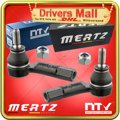 2x MERTZ / NTY SPURSTANGENKOPF SET VORNE VW POLO 9N  FOX LUPO SKODA FABIA SEAT