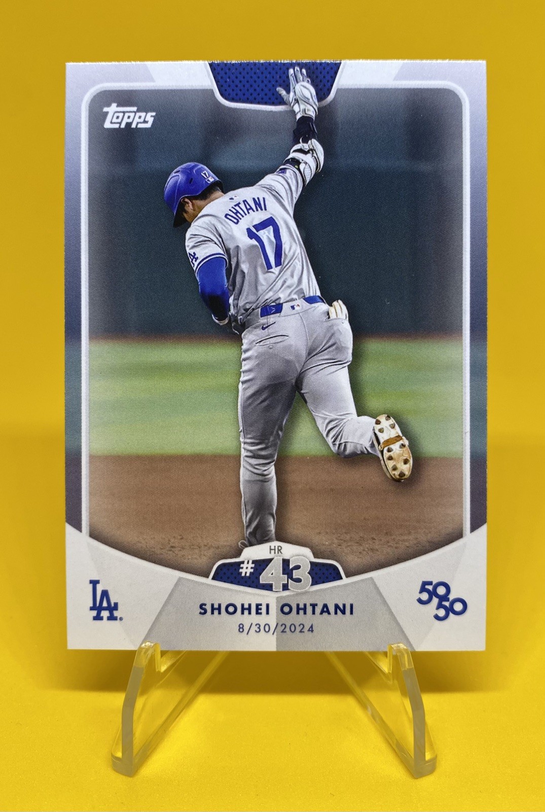 Shohei Ohtani 2024 Topps 50/50 #86 Shohei Ohtani HR #43 Los Angeles Dodgers