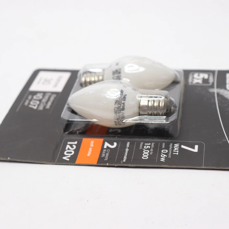 (2-Pk) Feit Electric LED Light Bulbs White 2700K 7W Eqv - Image 4 of 4