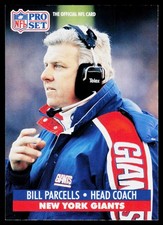 1991 Pro Set Bill Parcells #72 New York Giants