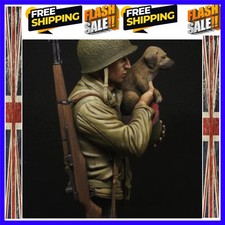 1/9 Resin bust Figure Unpainted model kit, military theme, unassembled and un...