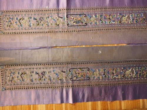 Soie Brodé Broderie Chinois