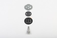 BRABUS Emblem G-Klasse W463/W464 ab 2018 schwarz 166-000-20 BRABUS Emblem G-Klasse W463/W464 ab 2018 schwarz 166-000-20