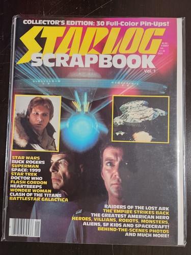 Starlog Scrapbook Magazine #1 Star Wars Doctor Who Star Trek 1982 - Picture 1 of 1