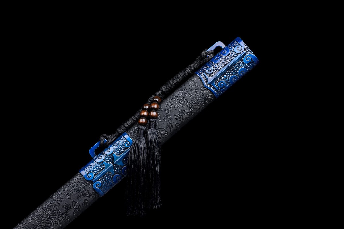 Blue Sharp Functional Ninja Sword Japanese Katana 1095 Steel