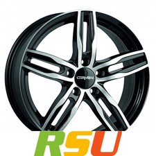 Carmani 14 Paul black polish 6.5x16" ET45 LK5 114.3 ML 72.6 Alufelgen 16 Zoll