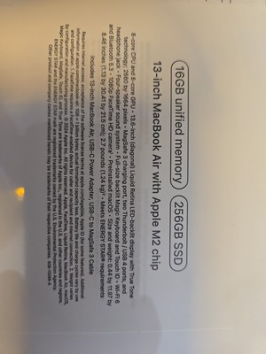 Apple MacBook Air M2 Chip 13