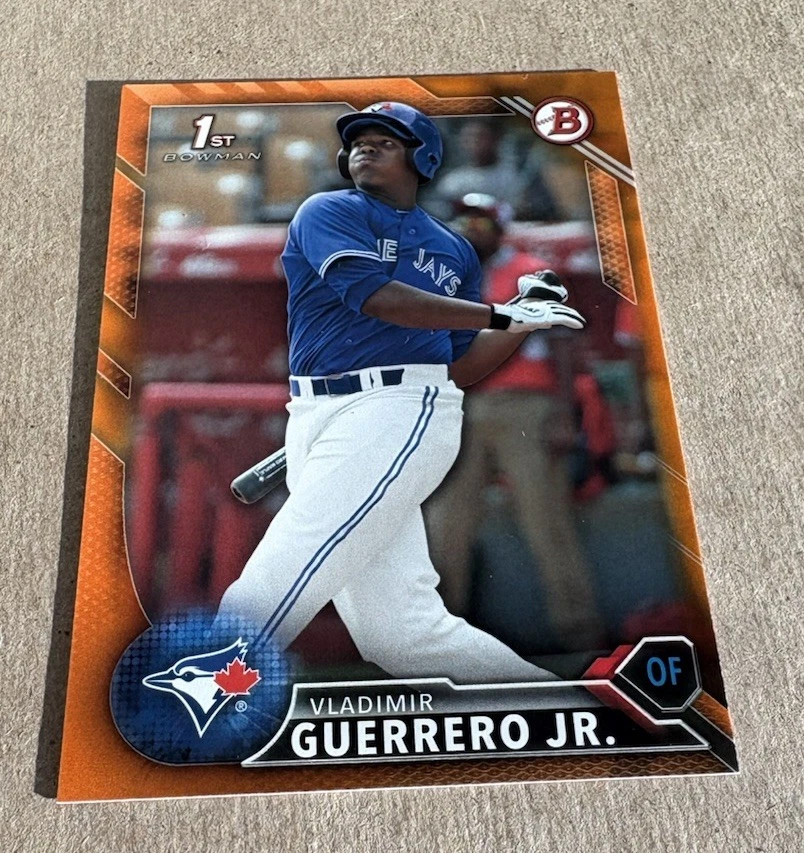 VLADIMIR GUERRERO Jr. 2016 Bowman 1st Orange #12/25 - SSP - Blue Jays - Rookie Foto 2 de 4