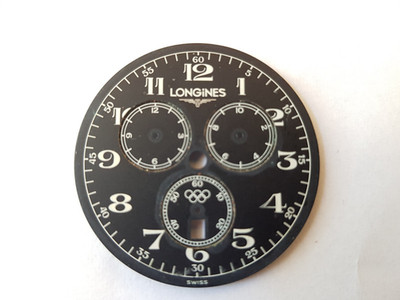 ZIFFERBLATT  Dial LONGINES OLYMPIC CHRONOGRAPH L2.649.4 für ETA 251.262 quartz