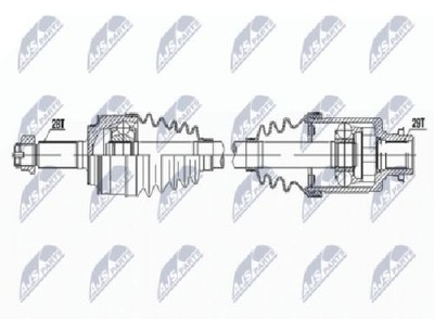 Original NTY Antriebswelle NPW-HD-083 für Honda