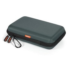 Shockproof Hard Shell Case - Large Electronic Organizer Carrying Case Grey Blue