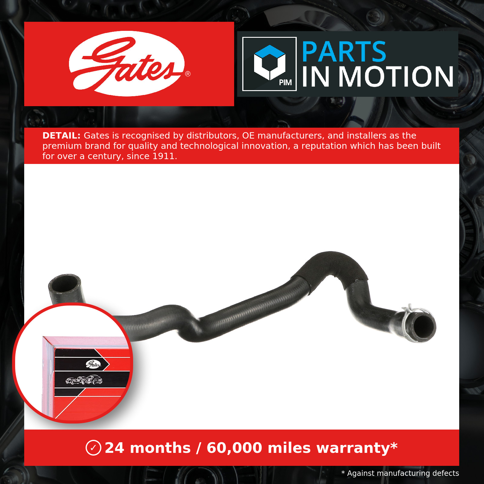 Radiator Hose Upper 05-5259 Gates Coolant 215010073R 215011276R 427555259 New