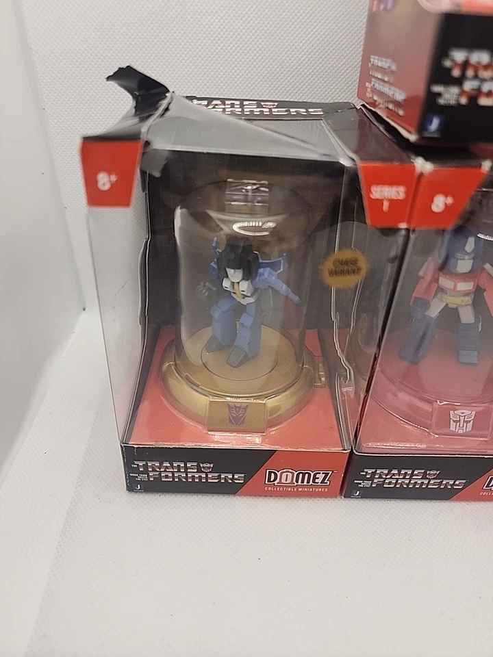Domez Transformers Serie 1 Lote Optimus Prime Bumblebee Chase Megatron Foto 2 de 4