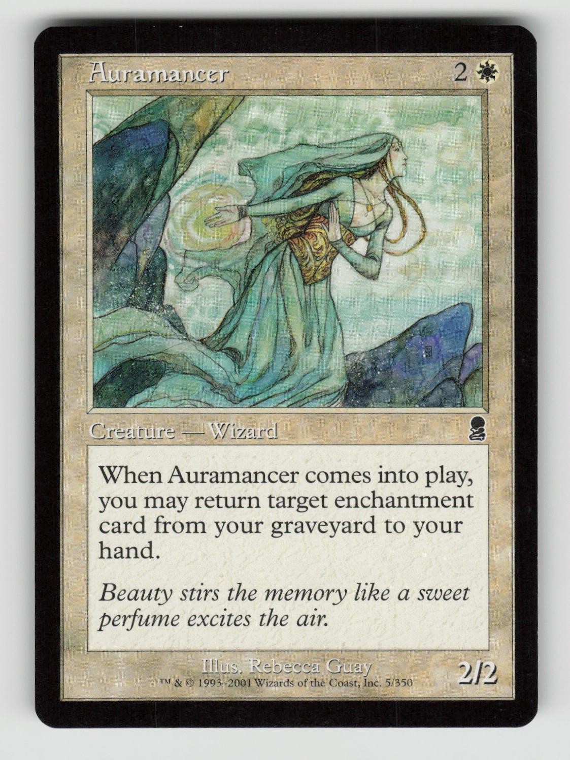 Auramancer 5 Common Odyssey Magic: The Gathering Near Mint