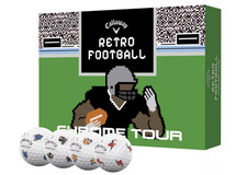 Callaway Chrome Tour RETRO FOOTBALL Limited Edition Truvis Golf Balls