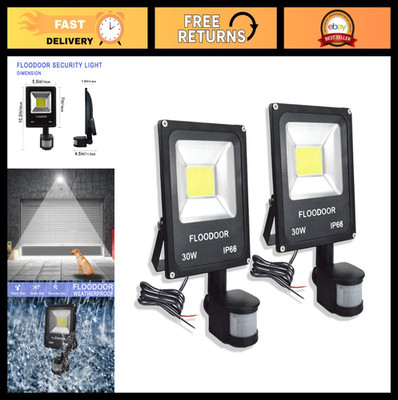 Super Bright 30W LED Motion Sensor Flood Light - Waterproof Outdoor Security, 27
