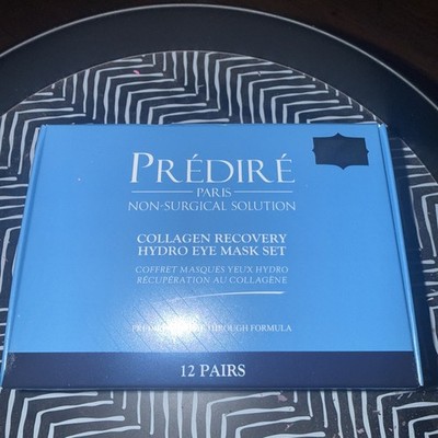 Predire Paris Collagen Recovery Hydro Eye Mask Set 12 pairs NIB MSRP $750