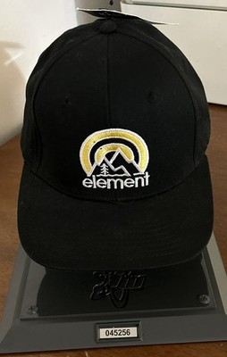Element Snapback Hat, Made To Endure, Black With Logo, One Size, New With Tags