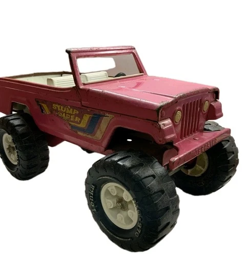 Tonka Stump Jumper Vintage Toy Truck Jeep PINK RUBBER STEERING WHEEL MOPAR