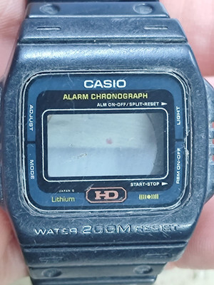 CASIO DW-240 HD  QW 690 200M Part  CASE & band USED