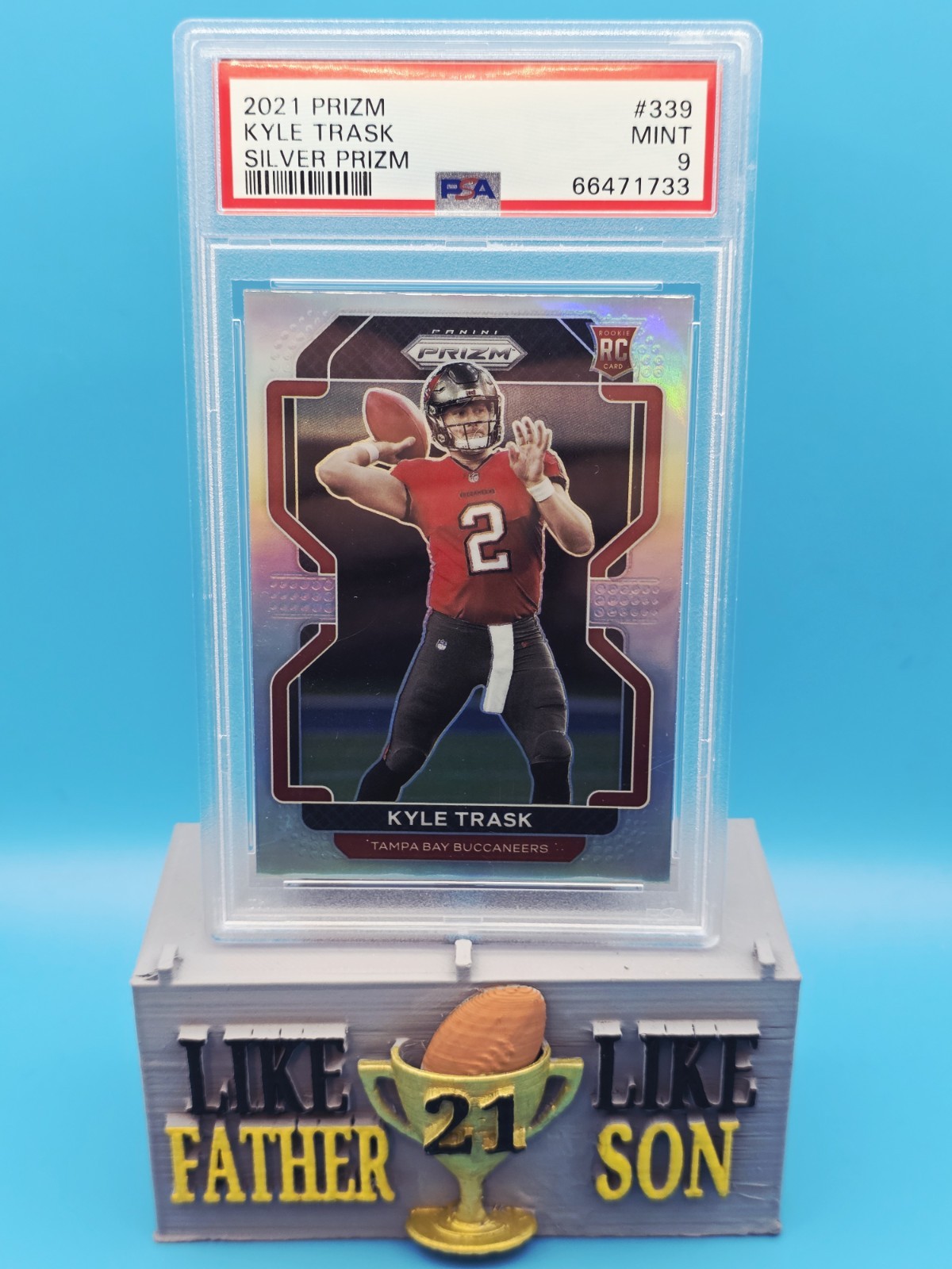 2021 Panini Prizm Rookie Silver Prizm Kyle Trask #339 PSA 9 MINT