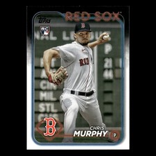 Chris Murphy Rookie #73 2024 Topps Boston Red Sox Baseball Card MLB. rookie card picture