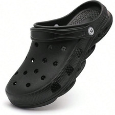 Classic Clog Unisex Men's Women's Slip On Water Shoes Sandals Black