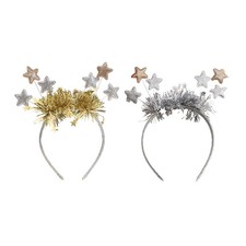 Christmas Star Headband Blingbling Hair Hoop Starry Headpiece Headwear