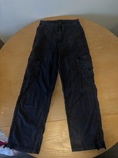 American Eagle women s Black Stretch Cargo Pa...