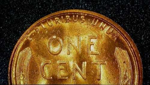 1956-D BU *Error- Off-Center Strike* Red Lincoln Wheat Cent ~ Free Shipping! #3