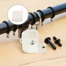  10 Pcs Ceiling Mounting Brackets Curtain Rod Ceiling-mount Holders