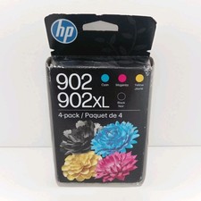 NEW HP 902XL Black 902 Color 4 Pack Ink EXP 12/2027