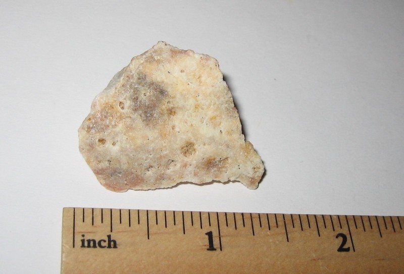 1.2" SMALL NATURAL ROUGH HONEY & CREAM AZEZTULITE STONE NEW ZEALAND ~ 11.8grams