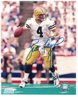 Brett Favre Signed Autographed 8 x 10 Photo Green Bay Packers HOF A