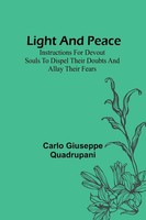 Light And Peace Carlo Giuseppe Quadrupani Taschenbuch Kartoniert / Broschiert