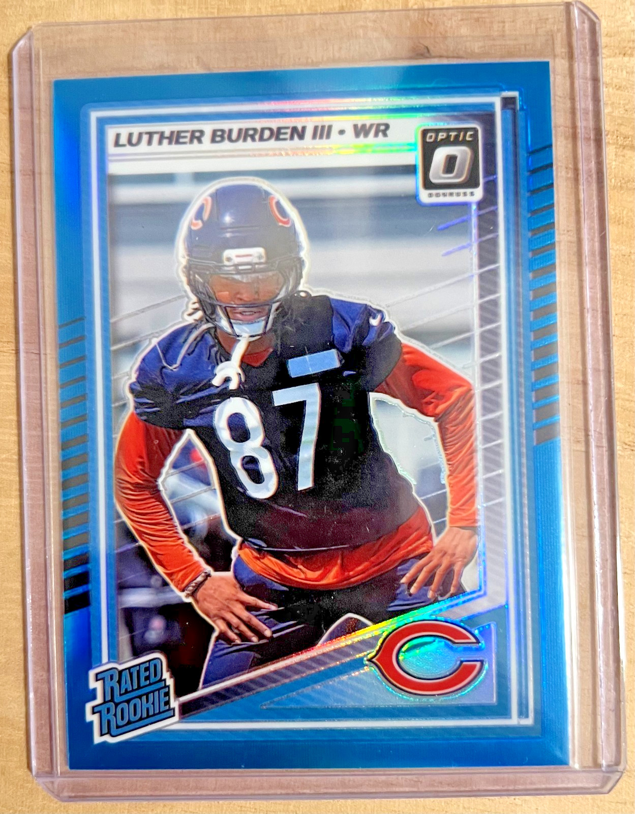 2025 Panini Donruss Optic Luther Burden III RC NEON BLUE /399 #275