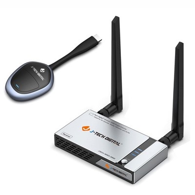 HDMI Wireless Extender Dongle Adapter Kit 1080p 98 Feet w/Airplay, Smart View...