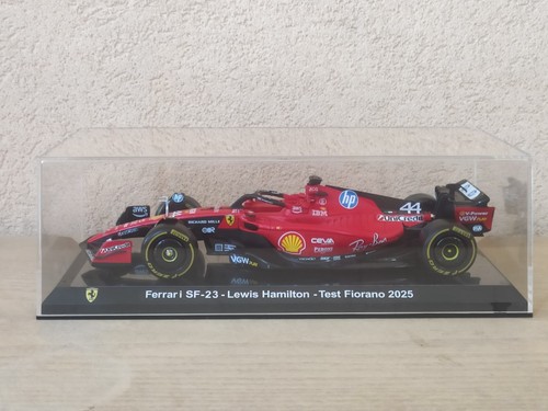 Ferrari SF-23 Lewis Hamilton Test A Fiorano 2025 Modellino Formula 1 1:24 Altaya