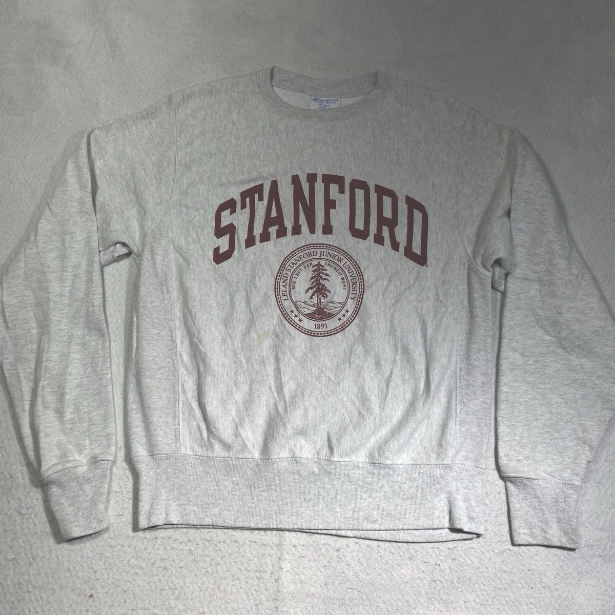 Vintage Stanford Crewneck Champion Reverse Weave Sweatshirt Mens S