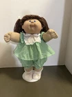 Vintage 1985 Cabbage Patch Kid HM8 Brown Pigtails China Patch Pox Outfit