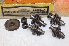 Harley Flathead 45 Wl Wla Motor Cam Gears Set 1 2 3 4 - Pinion Idler